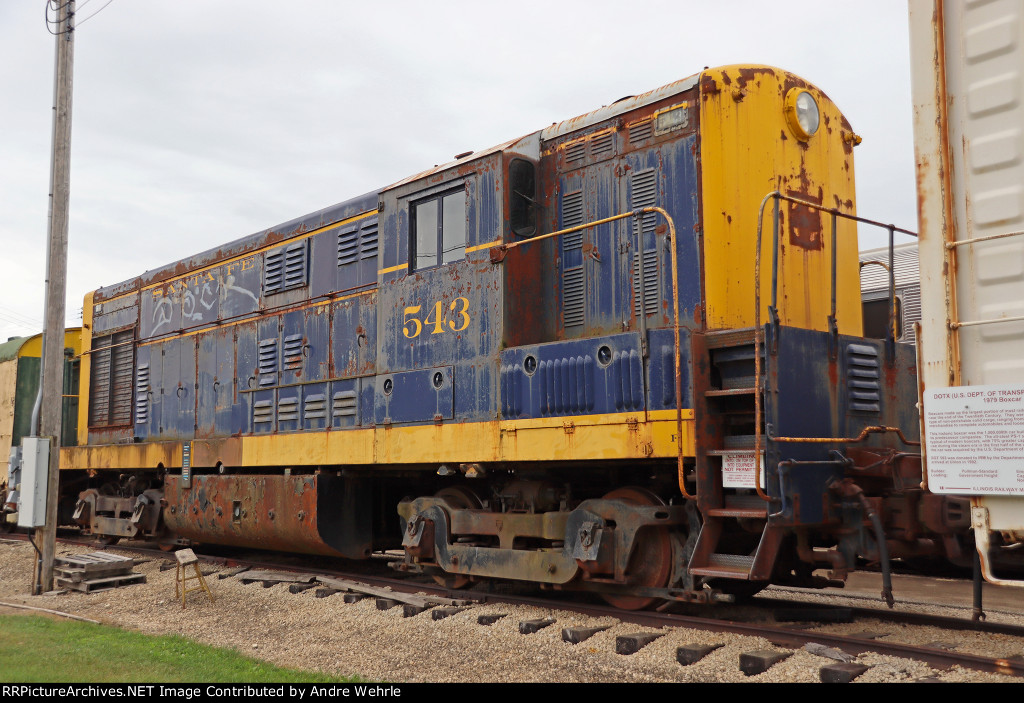 ATSF 543, one of just three F-M H-12-44TS' built and the only one preserved
